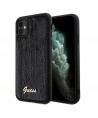 Guess Sequin Script Metal case for iPhone 11 / Xr - black
