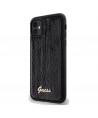Guess Sequin Script Metal case for iPhone 11 / Xr - black