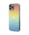 Guess IML Faceted Mirror Disco Iridescent case for iPhone 12/12 Pro - multicolor