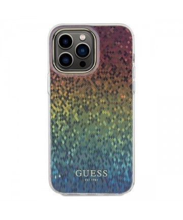 Guess IML Faceted Mirror Disco Iridescent case for iPhone 13 Pro / 13 - multicolor
