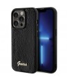 Guess Sequin Script Metal case for iPhone 13 Pro Max - black