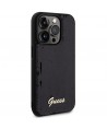 Guess Sequin Script Metal case for iPhone 13 Pro Max - black
