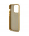 Guess Disco Metal Script case for iPhone 14 Pro - gold