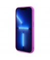 Guess Disco Metal Script case for iPhone 14 Pro - fuchsia