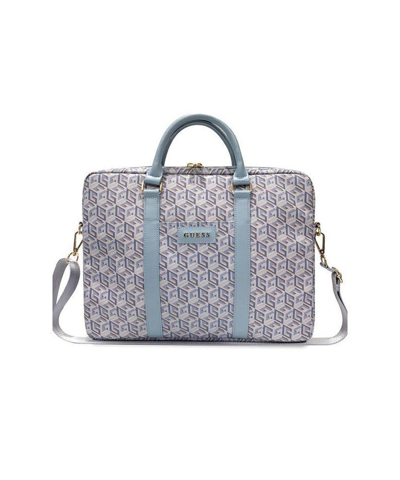 Guess GCube Stripes bag for a 16" laptop - blue