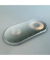 Choetech Qi 2in1 wireless charger for smartphones / Apple Watch with stand (MFI) USB Type C white (T317)