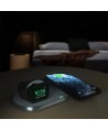 Choetech Qi 2in1 wireless charger for smartphones / Apple Watch with stand (MFI) USB Type C white (T317)