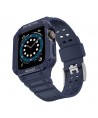 Protect Strap Band for Apple Watch 42/44/45mm Armored Case Strap - Blue