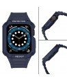 Protect Strap Band for Apple Watch 42/44/45mm Armored Case Strap - Blue