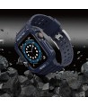 Protect Strap Band for Apple Watch 42/44/45mm Armored Case Strap - Blue