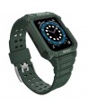 Protect Strap Band for Apple Watch 42/44/45mm Armored Case Strap - Green