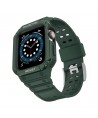 Protect Strap Band for Apple Watch 42/44/45mm Armored Case Strap - Green