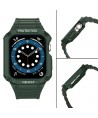 Protect Strap Band for Apple Watch 42/44/45mm Armored Case Strap - Green