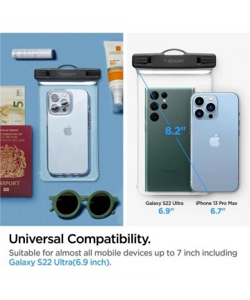 Spigen Aqua Shield A601 Case Waterproof IPX8 - Transparent