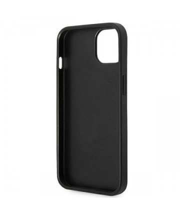 Karl Lagerfeld Saffiano Karl's Head Patch case for iPhone 14 Plus - silver