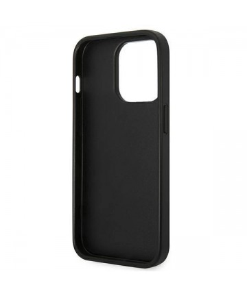 Karl Lagerfeld Saffiano Karl's Head Patch case for iPhone 14 Pro Max - silver