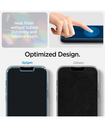 Spigen Crystal Case and Tempered Glass Set for iPhone 14 Plus - Clear