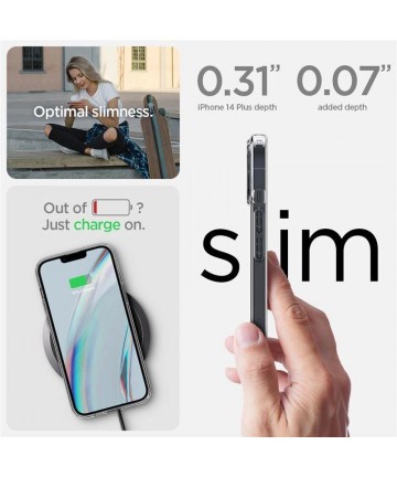 Spigen Crystal Case and Tempered Glass Set for iPhone 14 Plus - Clear