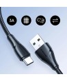 Joyroom Surpass Series A11 USB-A / USB-C 3A Cable 1.2 m - Black