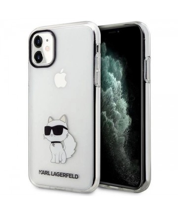 Karl Lagerfeld Ikonik Choupette Case for iPhone 11 / Xr - Transparent
