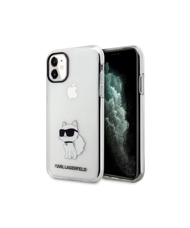 Karl Lagerfeld Ikonik Choupette Case for iPhone 11 / Xr - Transparent