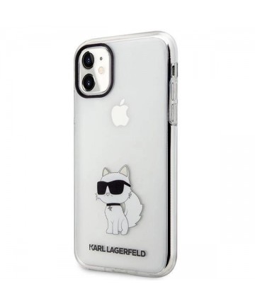 Karl Lagerfeld Ikonik Choupette Case for iPhone 11 / Xr - Transparent