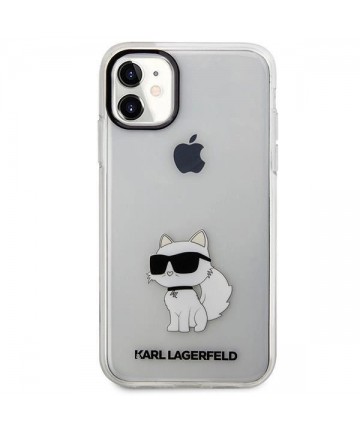 Karl Lagerfeld Ikonik Choupette Case for iPhone 11 / Xr - Transparent