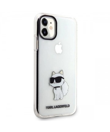 Karl Lagerfeld Ikonik Choupette Case for iPhone 11 / Xr - Transparent