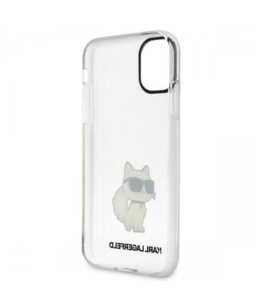 Karl Lagerfeld Ikonik Choupette Case for iPhone 11 / Xr - Transparent