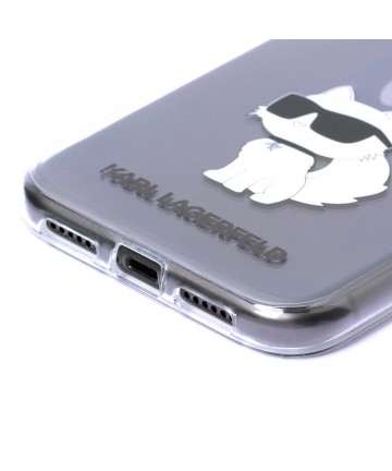 Karl Lagerfeld Ikonik Choupette Case for iPhone 11 / Xr - Transparent