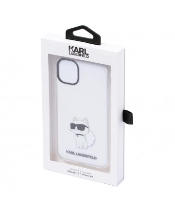 Karl Lagerfeld Ikonik Choupette Case for iPhone 11 / Xr - Transparent