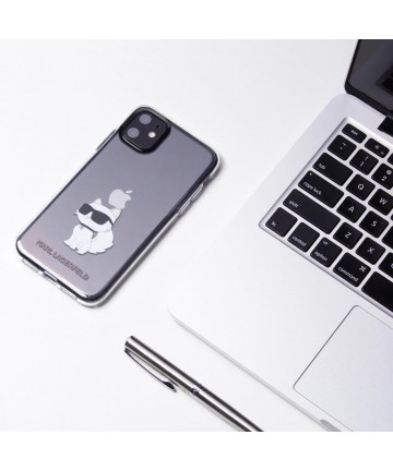 Karl Lagerfeld Ikonik Choupette Case for iPhone 11 / Xr - Transparent