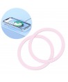 Joyroom set of metal magnetic rings for smartphone 2 pcs. pink (JR-Mag-M3)