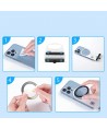 Joyroom set of metal magnetic rings for smartphone 2 pcs. pink (JR-Mag-M3)