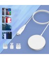 Choetech inductive charger 15W with USB C cable white (T518-F)