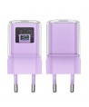 Acefast A53 PD 30W GaN USB-C charger with display - purple