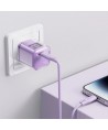 Acefast A53 PD 30W GaN USB-C charger with display - purple