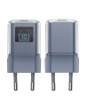 Acefast A53 PD 30W GaN USB-C charger with display - gray