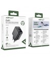 Acefast A57 PD 35W GaN charger 2 x USB-A + USB-C with 3 ports - black