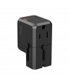 Choetech PD6038 USB-C USB-A PD 20W Travel Charger USA EU UK AU - Black