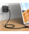 Acefast C7-03 USB-C USB-C 100W 1.2m cable with display - black