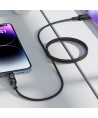 Acefast C7-03 USB-C USB-C 100W 1.2m cable with display - black