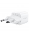 Acefast A77 Mini PD 30W GaN wall charger + USB-C cable - white