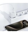 Acefast A77 Mini PD 30W GaN wall charger + USB-C cable - white
