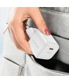 Acefast A77 Mini PD 30W GaN wall charger + USB-C cable - white