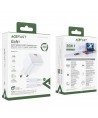 Acefast A77 Mini PD 30W GaN wall charger + USB-C cable - white