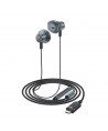 Acefast L1 in-ear headphones with Lightning connector, microphone and remote control 1.2 m - black