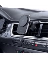 Acefast D18 car holder with MagSafe / Qi inductive charger + USB-A USB-C cable - black