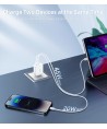 Choetech PD6013 2x USB-C PD 65W GaN wall charger - white