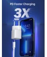 Choetech PD5007 USB-C PD 30W GaN wall charger - white
